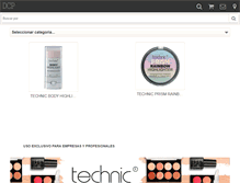 Tablet Screenshot of cosmeticosprimavera.com